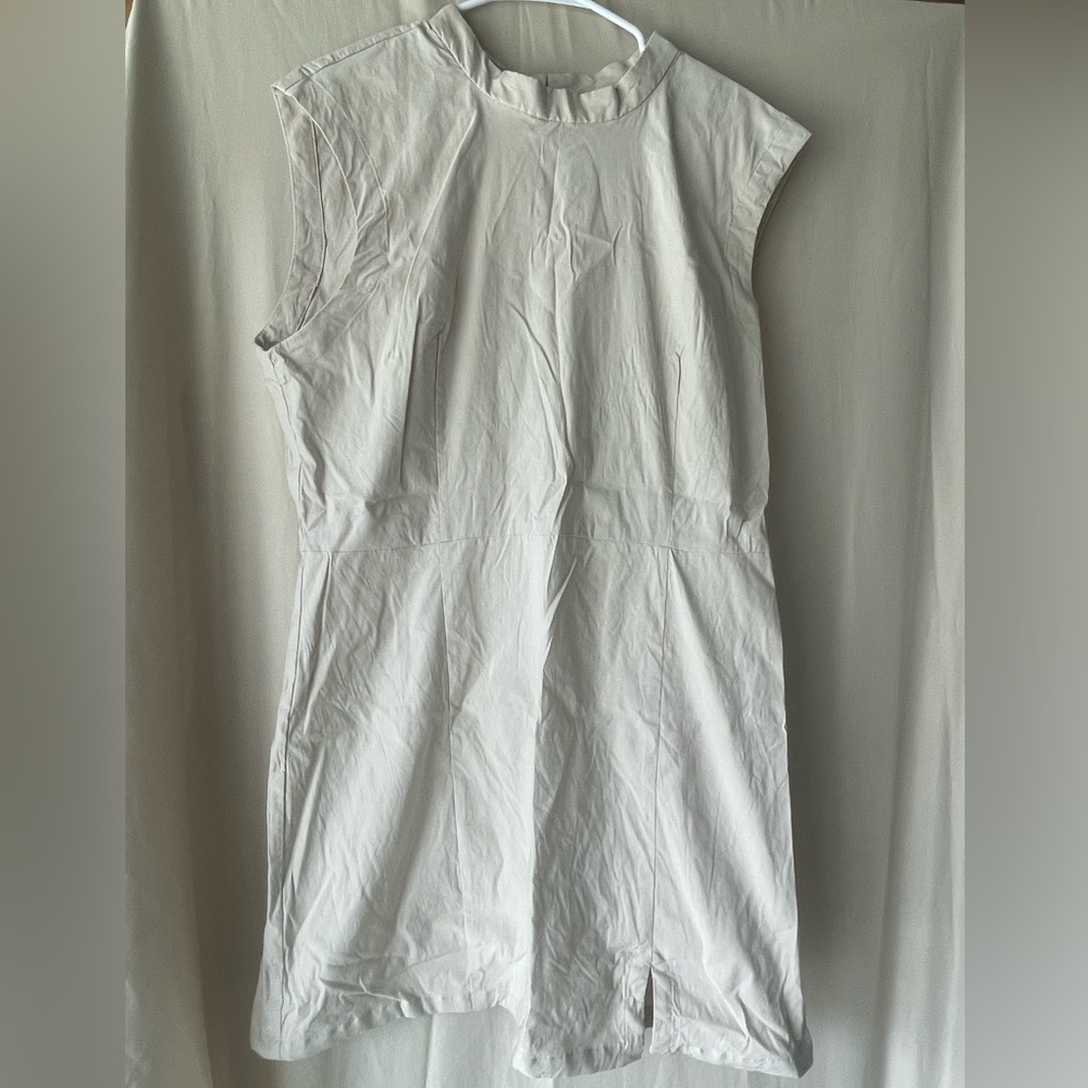 Anthropologie Cream Sleeveless Top